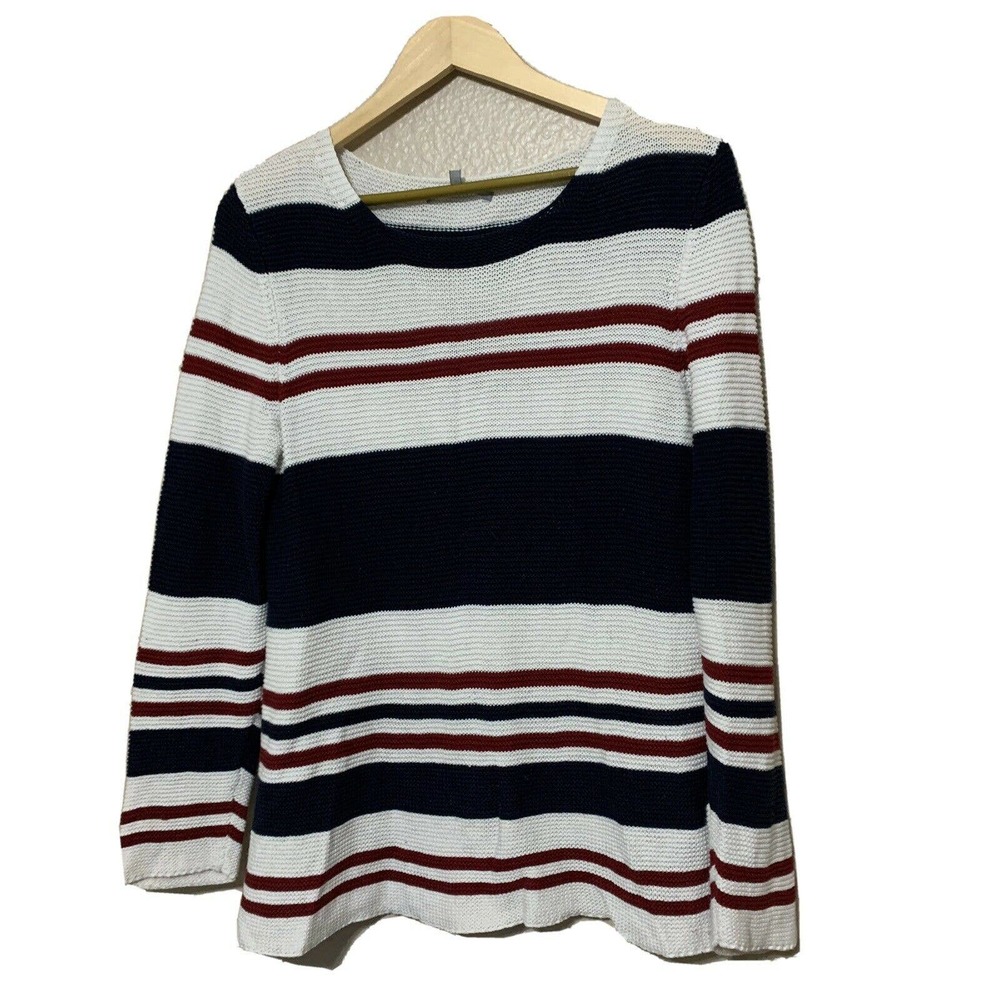 Lemon Tart sweater women M striped cotton blend